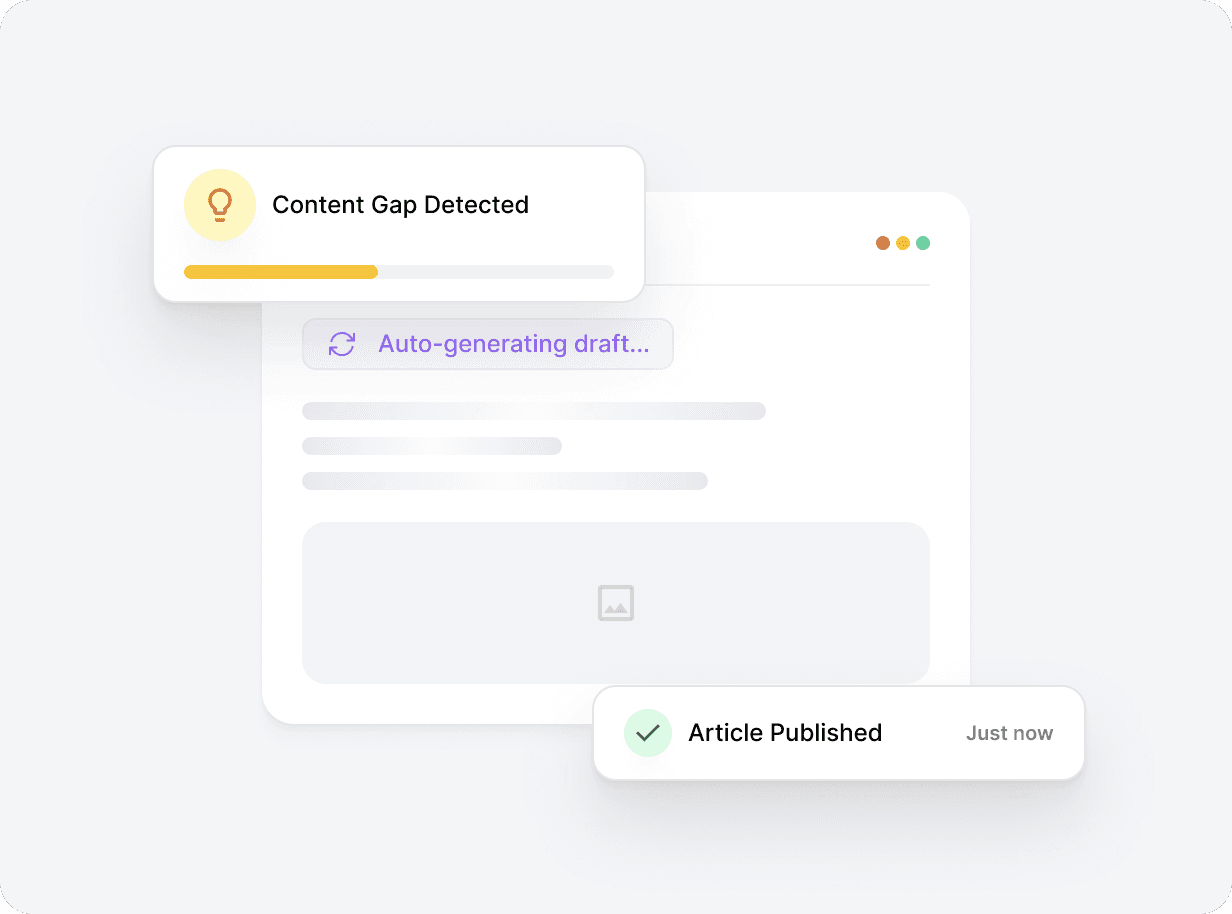 Fill the gaps before customers feel them