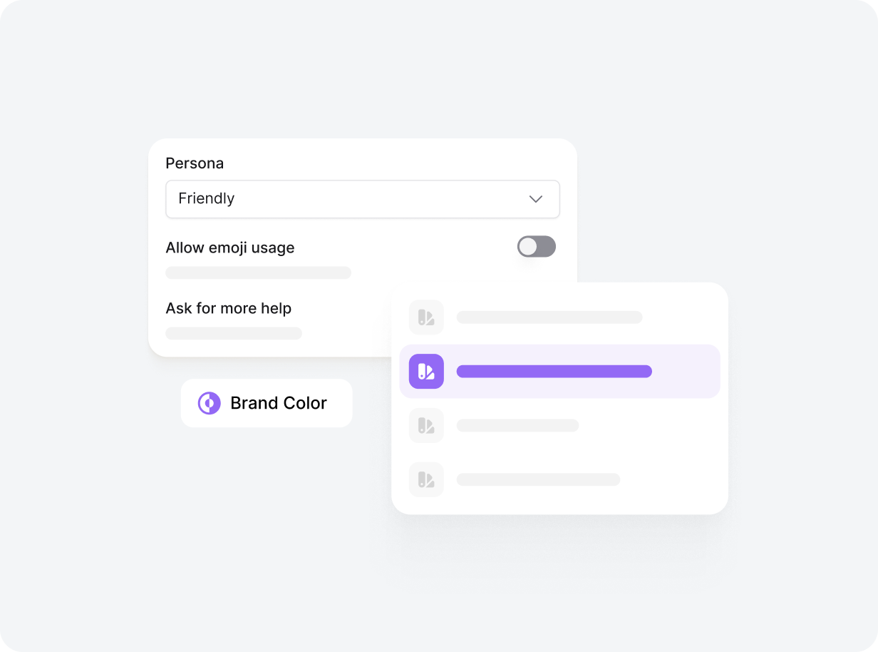 Keep AI conversations consistent and on-brand