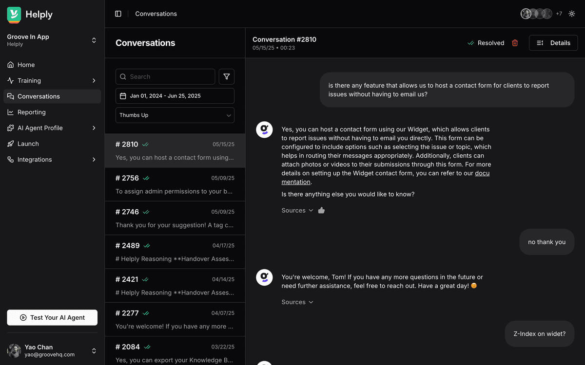 Self-Optimizing AI Agent