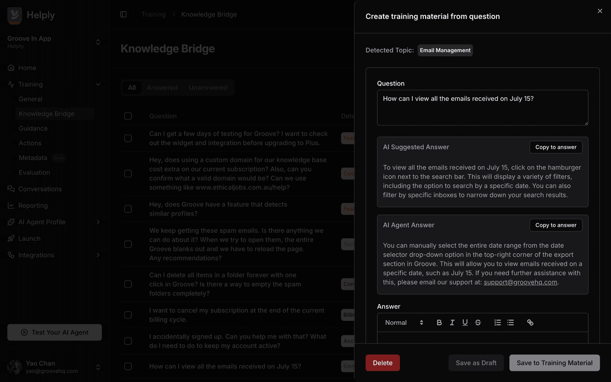 Auto Article Suggestions
