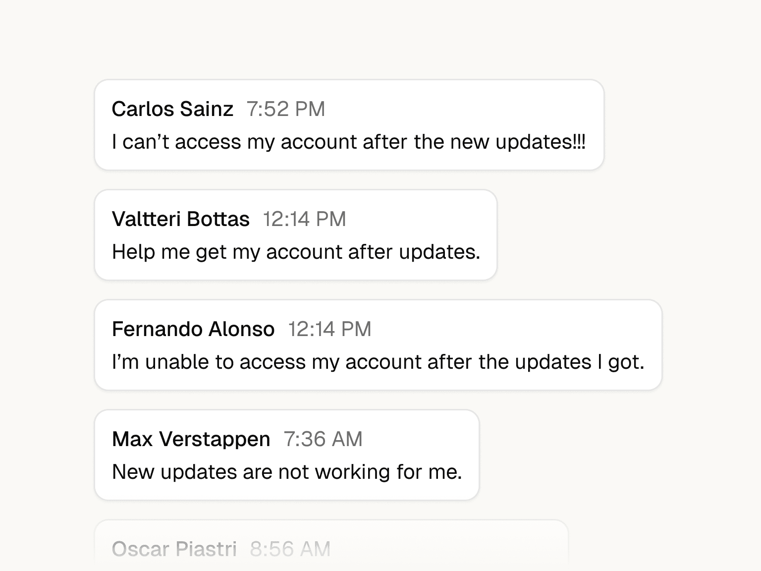 Helply detects recurring questions in your inbox screenshot
