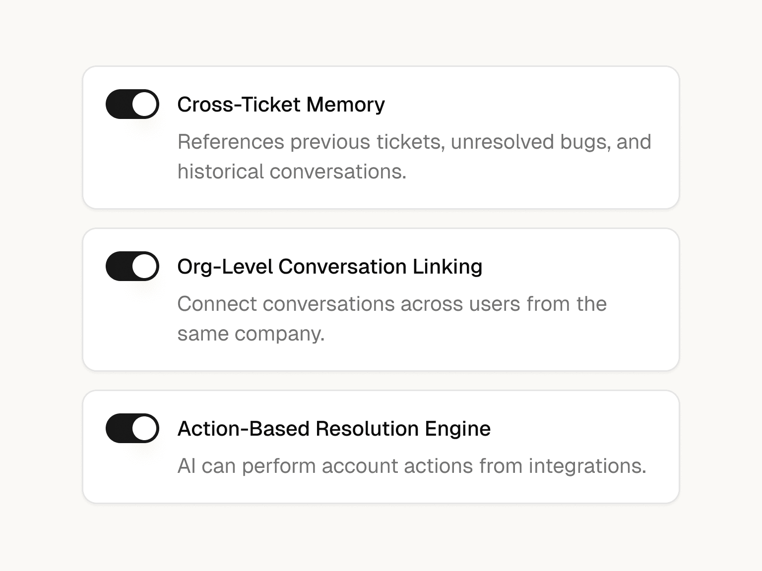 Defaults that fit your business on day one. screenshot